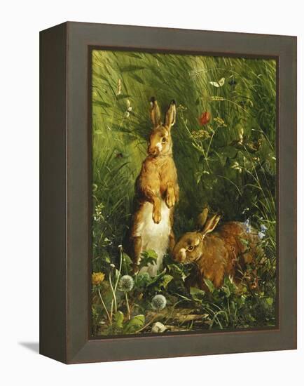 Hares-Olaf August Hermansen-Framed Premier Image Canvas