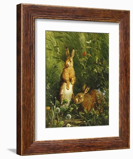 Hares-Olaf August Hermansen-Framed Giclee Print