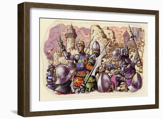 Harfleur Besieged by King Henry V-Pat Nicolle-Framed Giclee Print