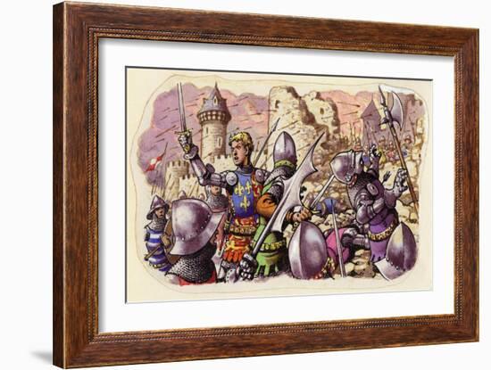 Harfleur Besieged by King Henry V-Pat Nicolle-Framed Giclee Print