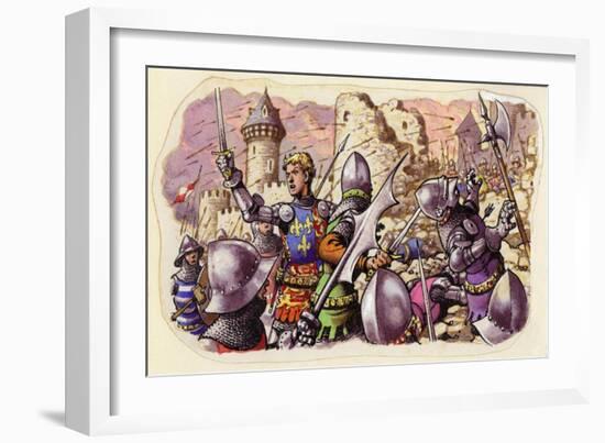 Harfleur Besieged by King Henry V-Pat Nicolle-Framed Giclee Print