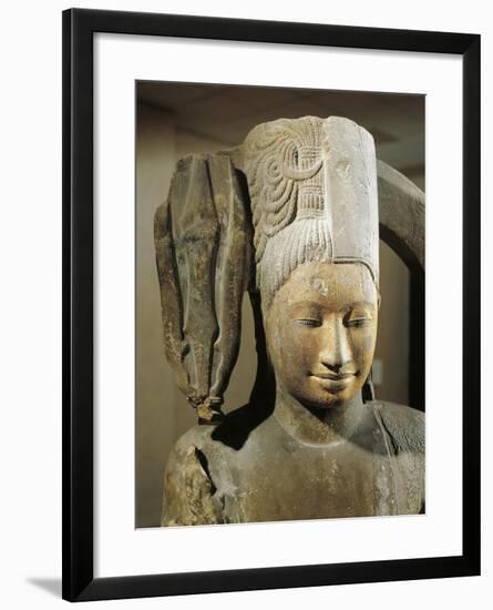 Harihara Sculpture, the Left Half Represents Vishnu and the Right Half Represents Shiva-null-Framed Giclee Print