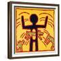 Haring - Untitled October 1982 Private Collection-Keith Haring-Framed Giclee Print