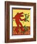 Haring - Untitled October 1982-Keith Haring-Framed Giclee Print