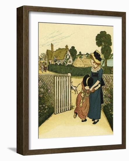 Hark! Hark! The dogs-Kate Greenaway-Framed Giclee Print