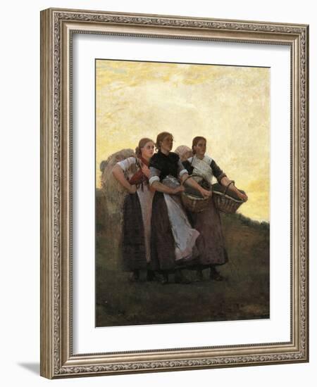 Hark! the Lark, 1882-Winslow Homer-Framed Premium Giclee Print