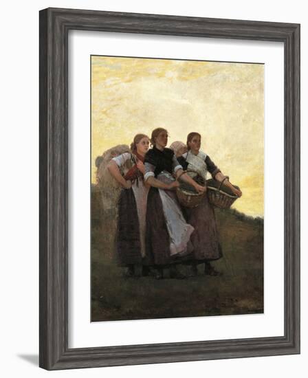 Hark! the Lark, 1882-Winslow Homer-Framed Premium Giclee Print