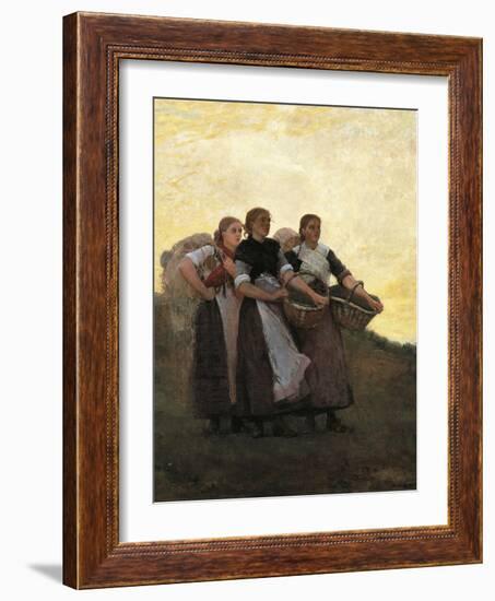 Hark! the Lark, 1882-Winslow Homer-Framed Premium Giclee Print