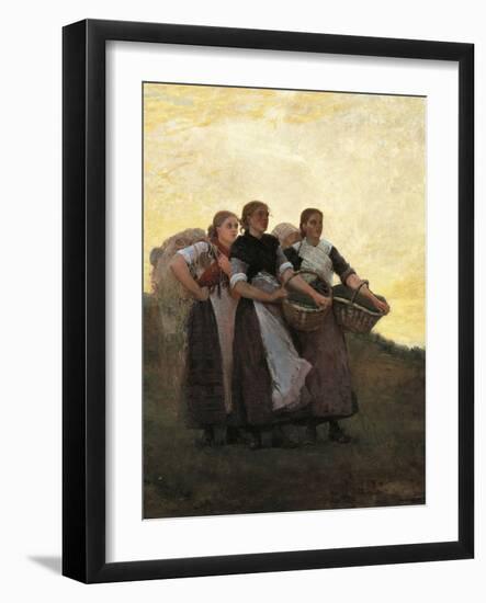 Hark! the Lark, 1882-Winslow Homer-Framed Premium Giclee Print