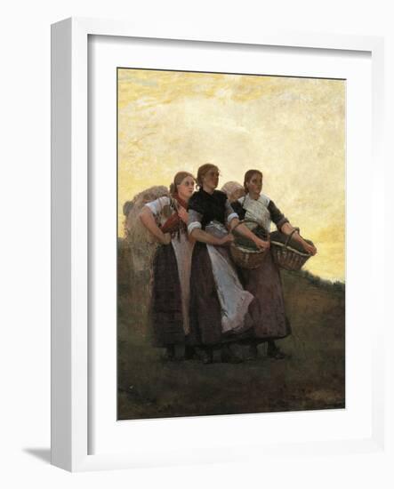 Hark! the Lark, 1882-Winslow Homer-Framed Premium Giclee Print