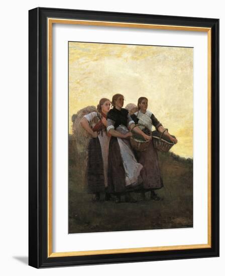 Hark! the Lark, 1882-Winslow Homer-Framed Premium Giclee Print