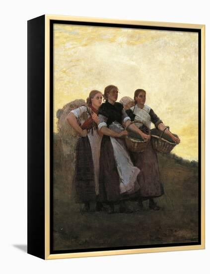 Hark! the Lark, 1882-Winslow Homer-Framed Premier Image Canvas