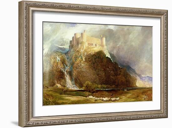 Harlech Castle: Four Square to All the Winds That Blow-Henry Clarence Whaite-Framed Giclee Print