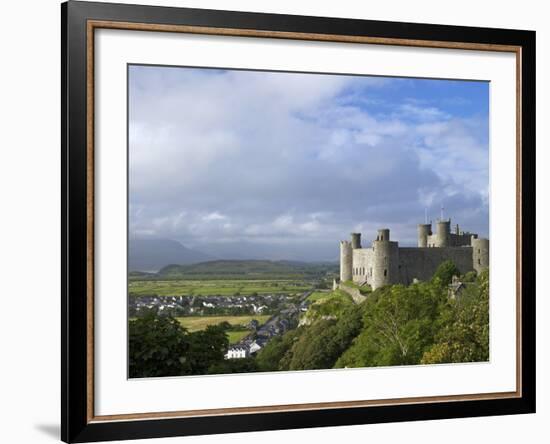 Harlech Castle in Summer Sunshine, UNESCO World Heritage Site, Gwynedd, Wales, UK, Europe-Peter Barritt-Framed Photographic Print