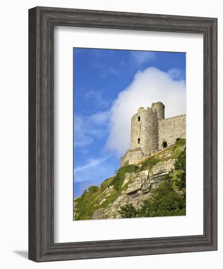 Harlech Castle in Summer Sunshine, UNESCO World Heritage Site, Gwynedd, Wales, UK, Europe-Peter Barritt-Framed Premium Photographic Print