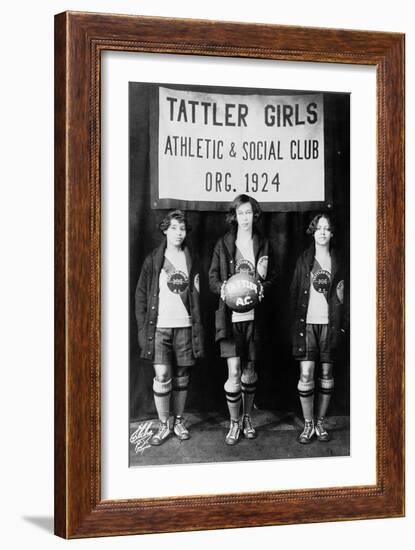 Harlem: Basketball, 1924-Eddie Elcha-Framed Giclee Print