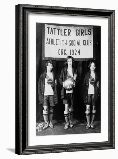 Harlem: Basketball, 1924-Eddie Elcha-Framed Giclee Print