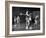 Harlem Globetrotters Playing a Basketball Game-J^ R^ Eyerman-Framed Premium Photographic Print