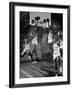 Harlem Globetrotters Playing in a Basketball Game-J. R. Eyerman-Framed Premium Photographic Print