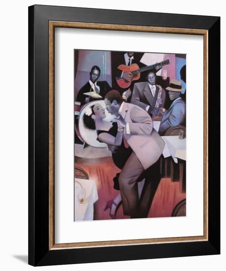 Harlem Nocturne-Gary Kelley-Framed Art Print