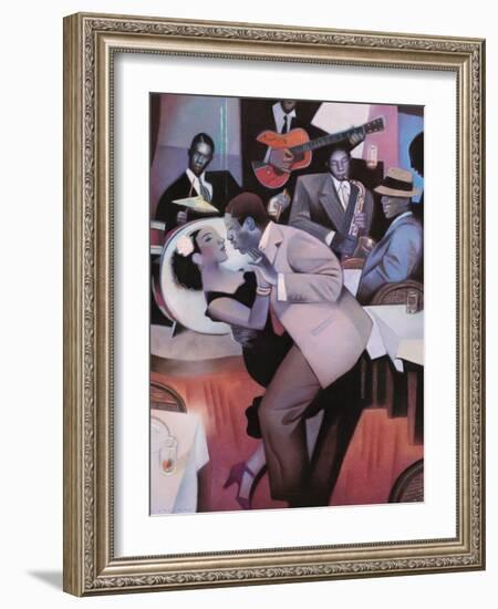 Harlem Nocturne-Gary Kelley-Framed Art Print