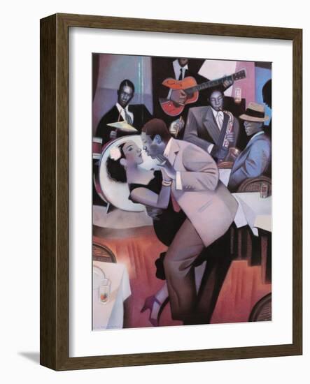 Harlem Nocturne-Gary Kelley-Framed Art Print