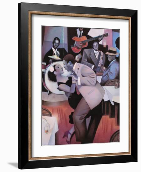 Harlem Nocturne-Gary Kelley-Framed Art Print