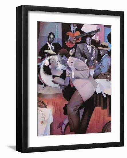 Harlem Nocturne-Gary Kelley-Framed Art Print