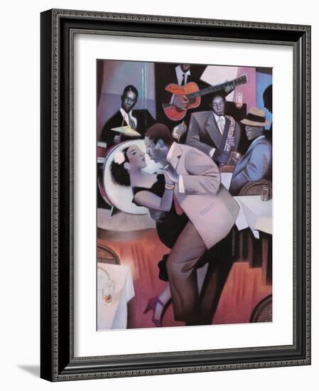 Harlem Nocturne-Gary Kelley-Framed Art Print