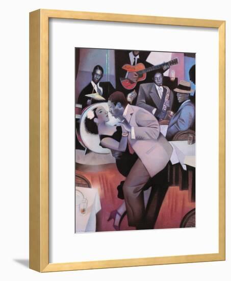 Harlem Nocturne-Gary Kelley-Framed Art Print