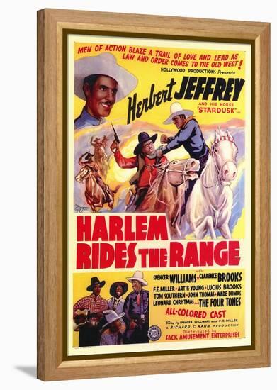 Harlem Rides the Range, 1939-null-Framed Stretched Canvas