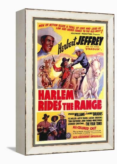 Harlem Rides the Range, 1939-null-Framed Stretched Canvas