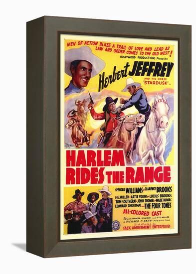 Harlem Rides the Range, 1939-null-Framed Stretched Canvas