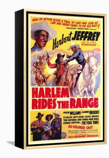 Harlem Rides the Range, 1939-null-Framed Stretched Canvas