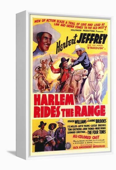 Harlem Rides the Range, 1939-null-Framed Stretched Canvas