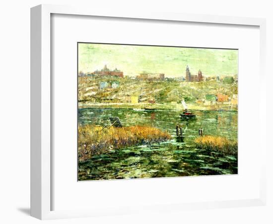 Harlem River, C.1913-15-Ernest Lawson-Framed Giclee Print