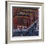 Harlem Street Scene, 1942-Jacob Lawrence-Framed Giclee Print