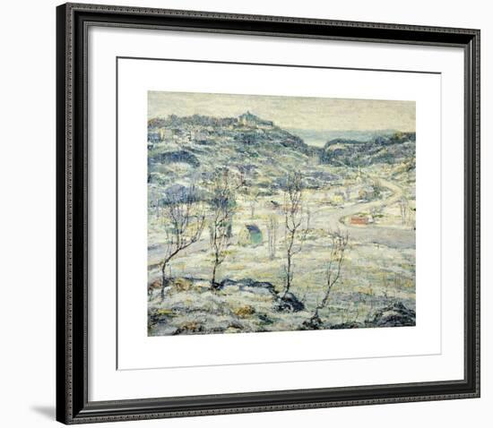 Harlem Valley, Winter-Ernest Lawson-Framed Premium Giclee Print