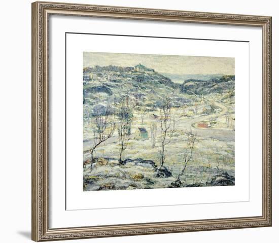 Harlem Valley, Winter-Ernest Lawson-Framed Premium Giclee Print