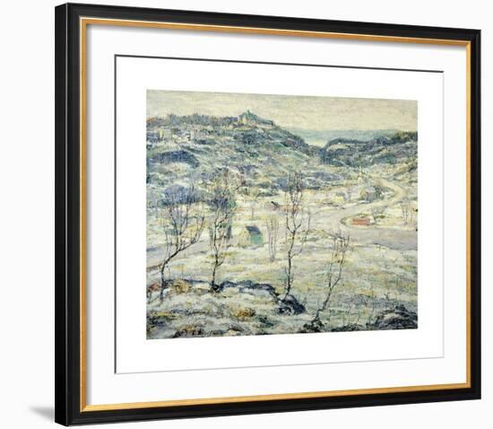 Harlem Valley, Winter-Ernest Lawson-Framed Premium Giclee Print