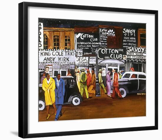 Harlem-Michele Wood-Framed Art Print