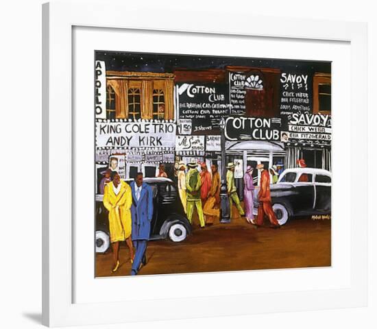 Harlem-Michele Wood-Framed Art Print