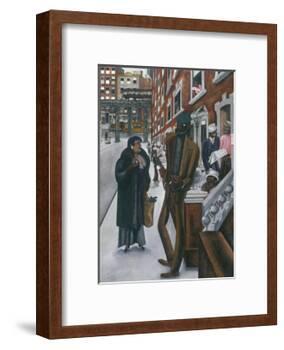 Harlem-Edward Burra-Framed Giclee Print