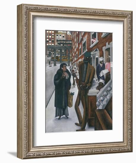 Harlem-Edward Burra-Framed Giclee Print