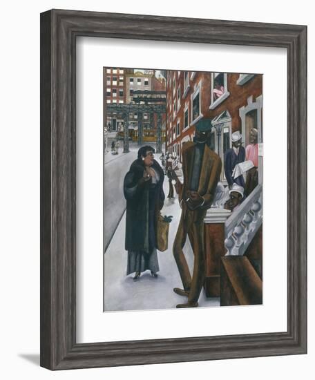 Harlem-Edward Burra-Framed Giclee Print