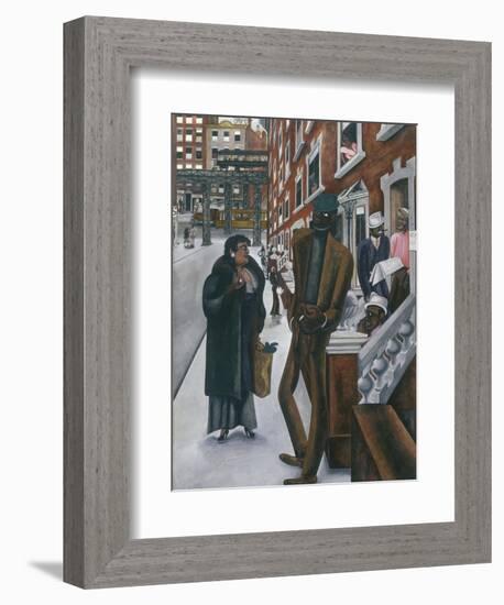 Harlem-Edward Burra-Framed Giclee Print