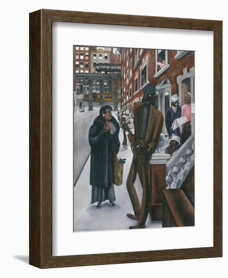 Harlem-Edward Burra-Framed Giclee Print