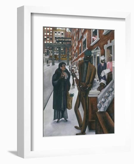 Harlem-Edward Burra-Framed Giclee Print