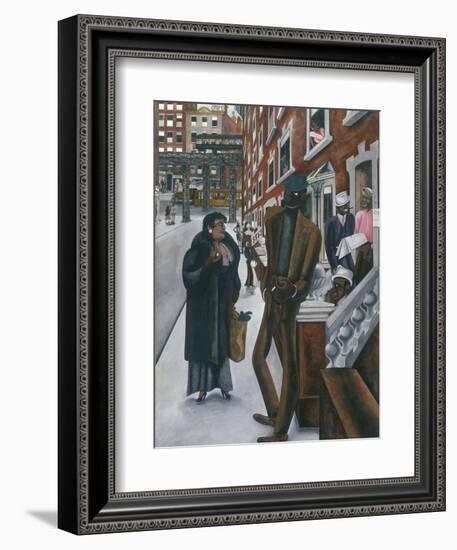 Harlem-Edward Burra-Framed Giclee Print