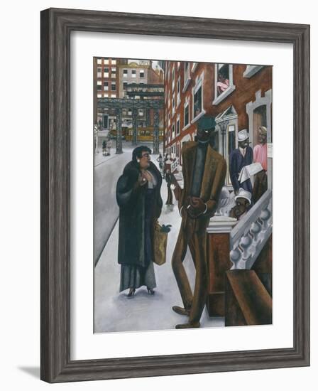 Harlem-Edward Burra-Framed Giclee Print